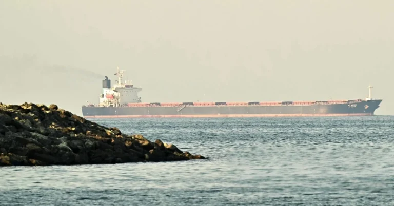 Hürmüz Boğazı'nda gemi trafiğinde yaşanan düşüşü gösteren görsel