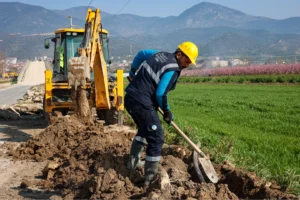 Sakarya Pamukova Cihadiye'ye yapılan yeni içme suyu hattı çalışması