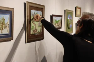 Sakarya'da 'Topraktan Geleneğe Çini' sergisinden bir kesit