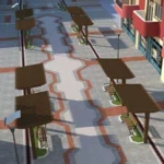 İzmir Çiğli'de Köyiçi ve Dere Caddesi'nde yapılan 'Sevgi Yolu' projesi kapsamında modernleştirilen sokaklar