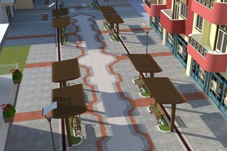 İzmir Çiğli'de Köyiçi ve Dere Caddesi'nde yapılan 'Sevgi Yolu' projesi kapsamında modernleştirilen sokaklar