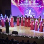 Ankara'da 8 Mart Dünya Kadınlar Günü kapsamında düzenlenen 'Güçlü Kadınlar, Güçlü Başkent' etkinliğinden genel görünüme sahip bir fotoğraf.