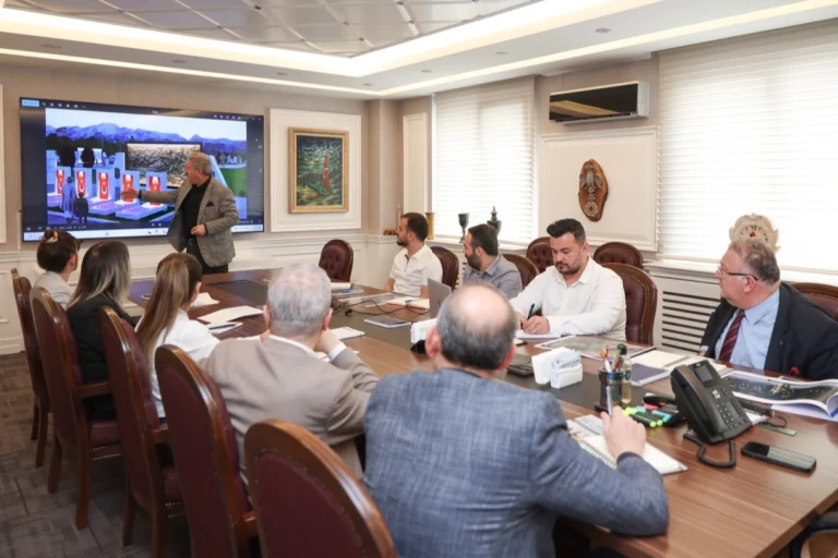 Melikgazi'de inşa edilecek Şehitlik Parkı'nın maketi