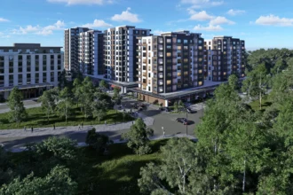 Melikgazi Belediyesi Kazım Karabekir Mahallesi'nde yapımı devam eden kentsel dönüşüm konutları