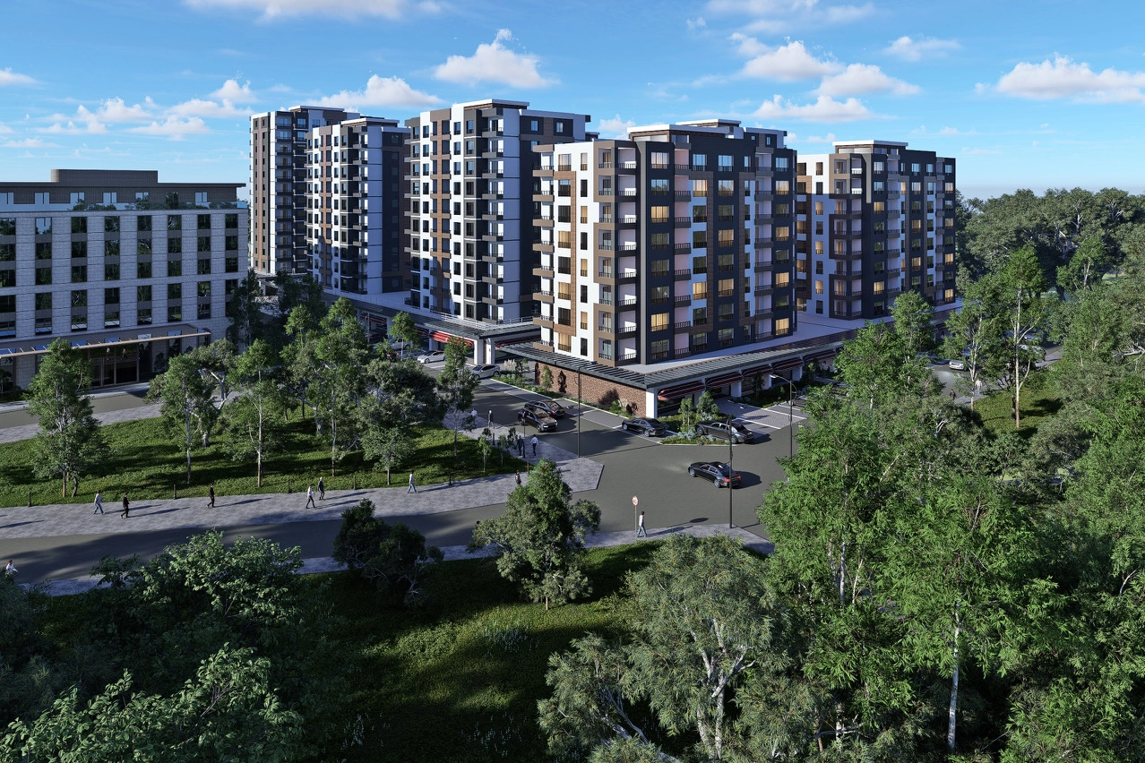 Melikgazi Belediyesi Kazım Karabekir Mahallesi'nde yapımı devam eden kentsel dönüşüm konutları