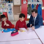 Keşan İlçe Milli Eğitim Müdürü Sercan Kemik, Raşit Efendi İlkokulu'nu ziyaret etti.