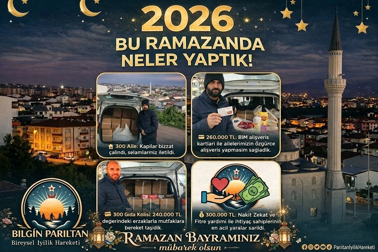 Bilgin Parıltan Kocaeli Abisi Ramazan Ayı Yardımları Bilançosu