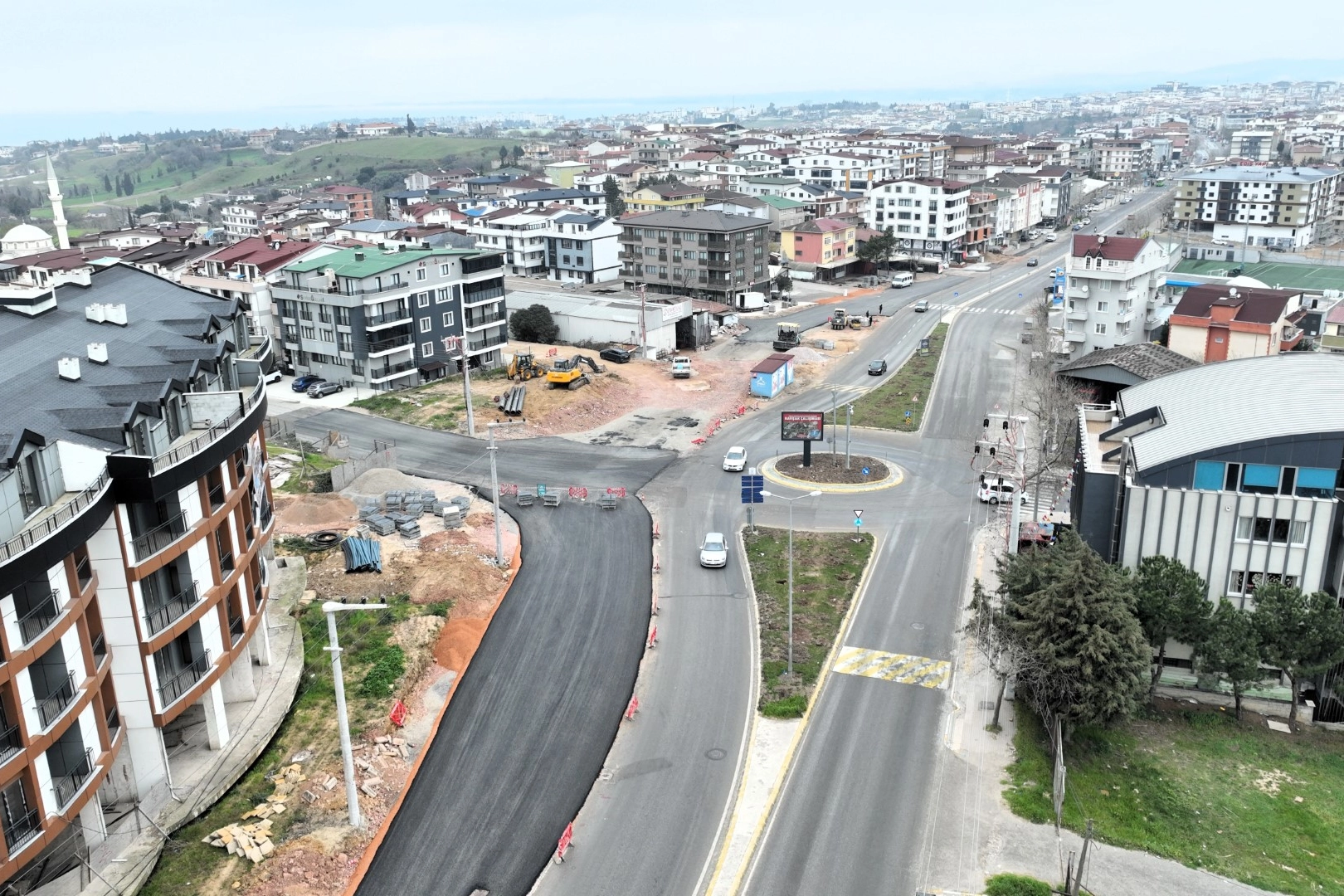 Kocaeli Büyükşehir Belediyesi'nin Darıca'daki üstyapı iyileştirme çalışmaları