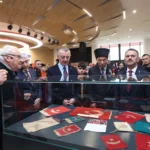 Kocaeli'de Çanakkale Zaferi'nin 111. yılı anısına açılan özel koleksiyon sergisinden bir görünüm