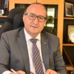 Kocaeli Sanayi Odası Başkanı Dr. Ayhan Zeytinoğlu, bütçe gerçekleşmelerini değerlendiriyor.