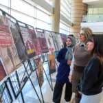 KTO Karatay Üniversitesi'nde düzenlenen 18 Mart Çanakkale Zaferi ve Şehitleri Anma Günü sergisinden genel görünüm