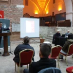 Bursa Bellek Kent Söyleşileri kapsamında düzenlenen Osmanlı Dönemi Vakıf Kuran Kadınlar paneli katılımcıları