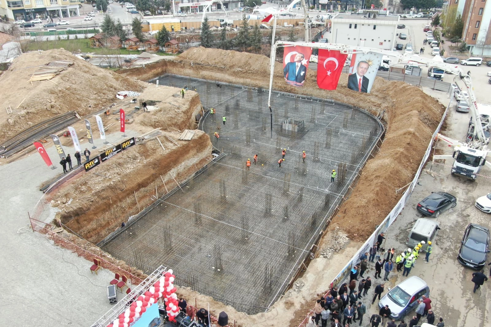 Malatya Turgut Özal Gençlik Merkezi temel atma töreni