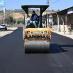 Manisa Sarıgöl Sanayi Sitesi'nde sıcak asfalt çalışmaları başladı