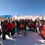 Kayseri Erciyes Kayak Merkezi'nde inşaat çalışmaları ve Başkan Memduh Büyükkılıç