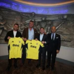 Nevşehir Belediye Başkanı Rasim Arı ve Fenerbahçe Başkanı Sadettin Saran'ın görüşmesi