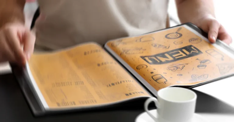 Restoran ve kafelerde menülerin içeriğinin daha detaylı gösterileceği yeni dönemi anlatan görsel