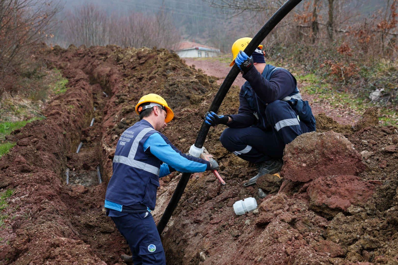 Sakarya Geyve'de 5 bin metrelik içme suyu hattı yenileniyor