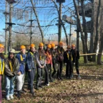 Sakarya Macera Park'ta kamp yapan gençler