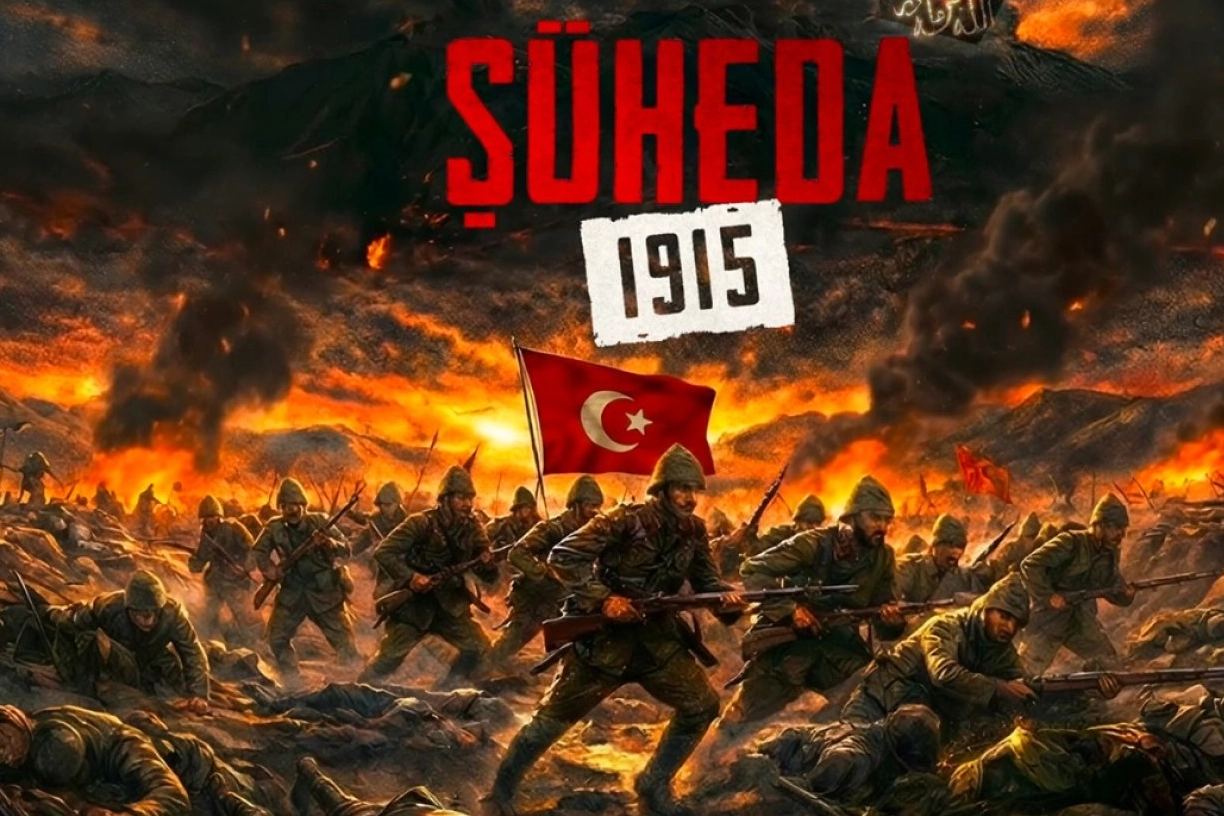 Şüheda 1915 tiyatro oyunu sahne hazırlığı, Çanakkale Zaferi temalı prodüksiyon