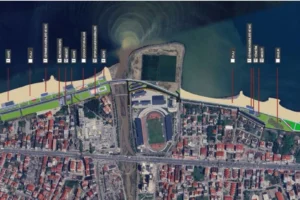 Trabzon Akçaabat sahili Yıldızlı-Söğütlü Sahil Projesi kapsamında yenileniyor