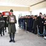 Şehit Binbaşı Sinan Taştekin için düzenlenen son görev töreni