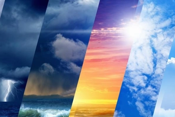 Türkiye genelinde parçalı bulutlu ve yağışlı hava durumu