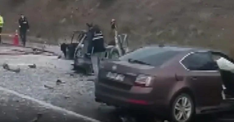 Ankara Kuzey Çevre Yolu'nda meydana gelen ve 5 kişinin hayatını kaybettiği trafik kazası