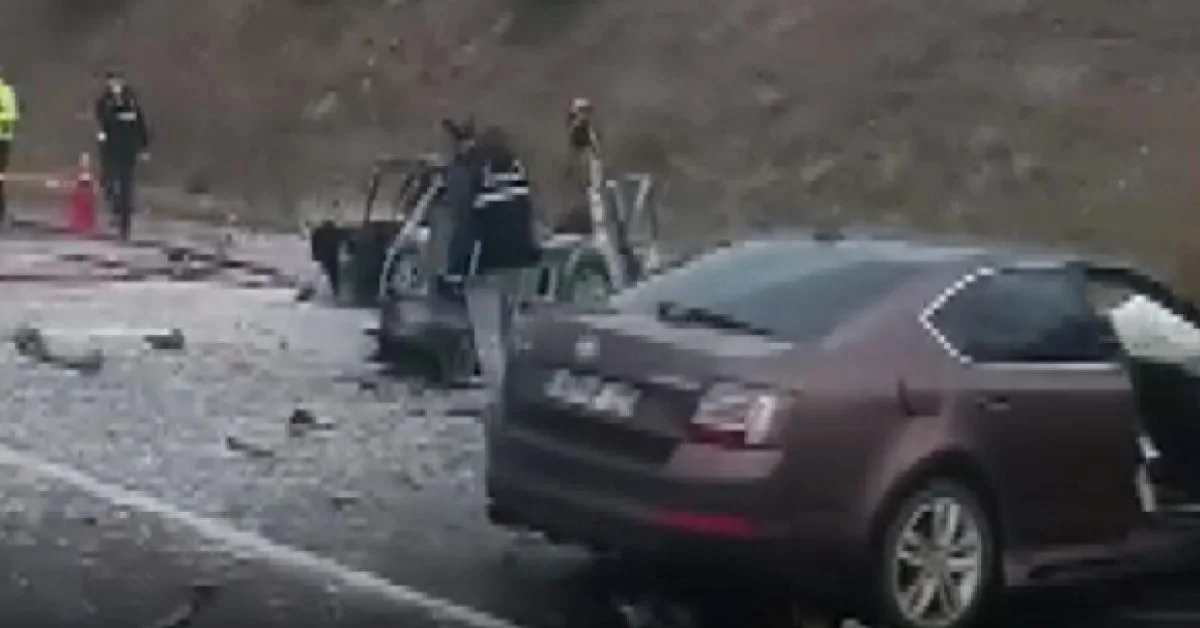 Ankara Kuzey Çevre Yolu'nda meydana gelen ve 5 kişinin hayatını kaybettiği trafik kazası
