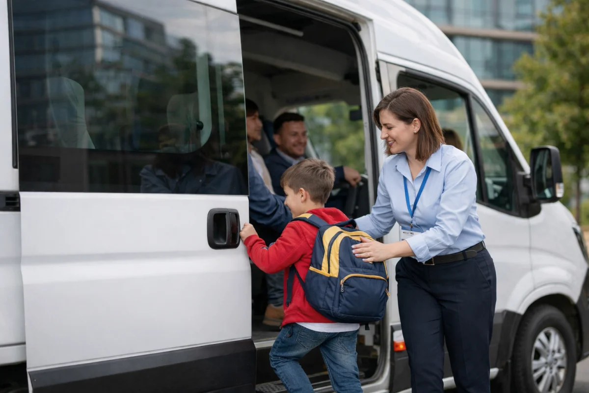 Kamu personeli çocukları için servis kolaylığı sağlandığına dair haber görseli