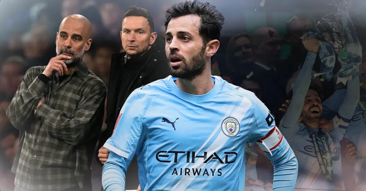 Bernardo Silva Manchester City formasıyla bir maçta