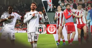 Beşiktaş ve Antalyaspor futbol takımları, Dolmabahçe'de kritik bir lig maçında karşılaşıyor.