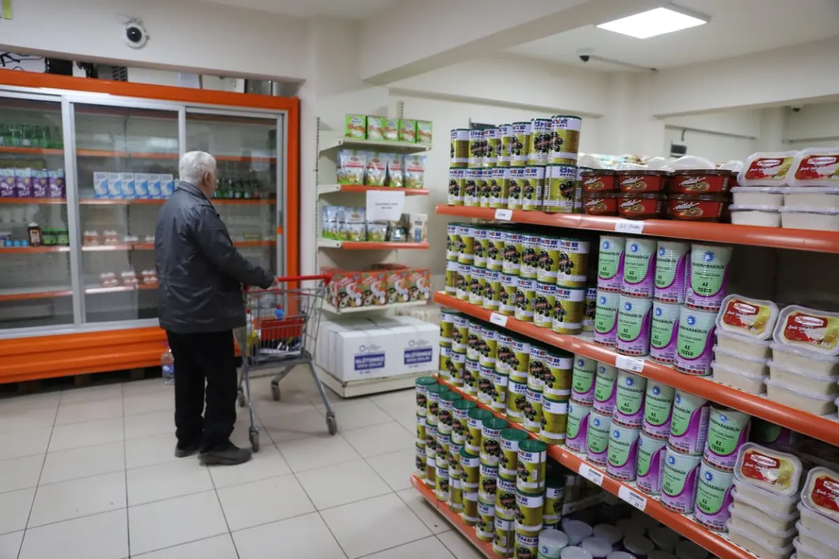 Şubat ayında perakende satış hacminin yüzde 15,6 arttığını gösteren grafik