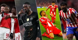 Şampiyonlar Ligi yarı finalinde mücadele edecek takımları gösteren görsel