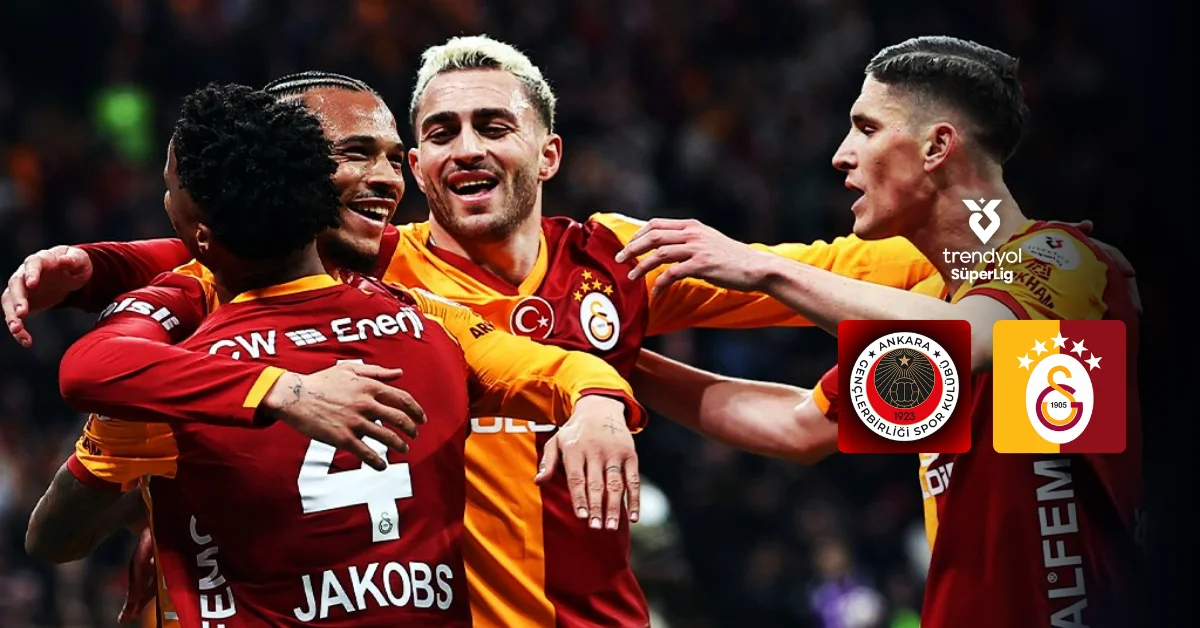 Galatasaraylı futbolcular, Gençlerbirliği deplasmanında liderlik için mücadele edecek.