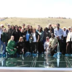 Gagavuz Türkleri ve Erasmus öğrencileri Aksaray'ın tarihi ve doğal güzelliklerini geziyor.