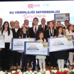 Su verimliliği yarışması ödül töreni ve dereceye giren öğrencilerin eserleri