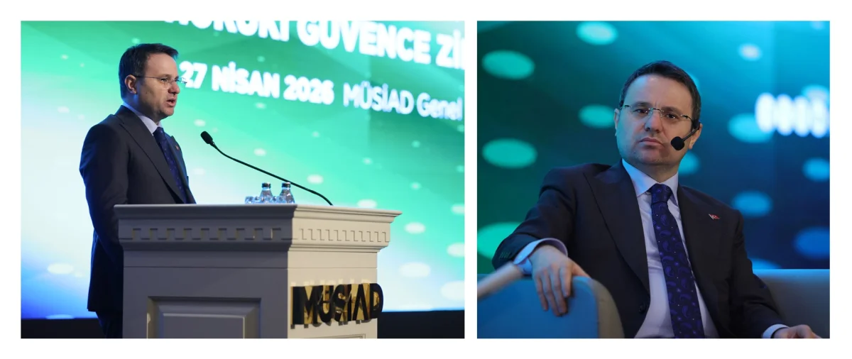 Adalet Bakanı Akın Gürlek, MÜSİAD zirvesinde adalet sisteminin iyileştirilmesi hedeflerini anlattı.