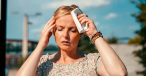 Avrupa'da 2025 yılında rekor sıcaklıklar ve buzullarda yaşanan büyük kayıpları gösteren görsel.