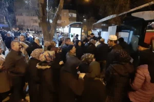 Keşan'dan kutsal topraklara giden Umre kafilesi için düzenlenen uğurlama töreni