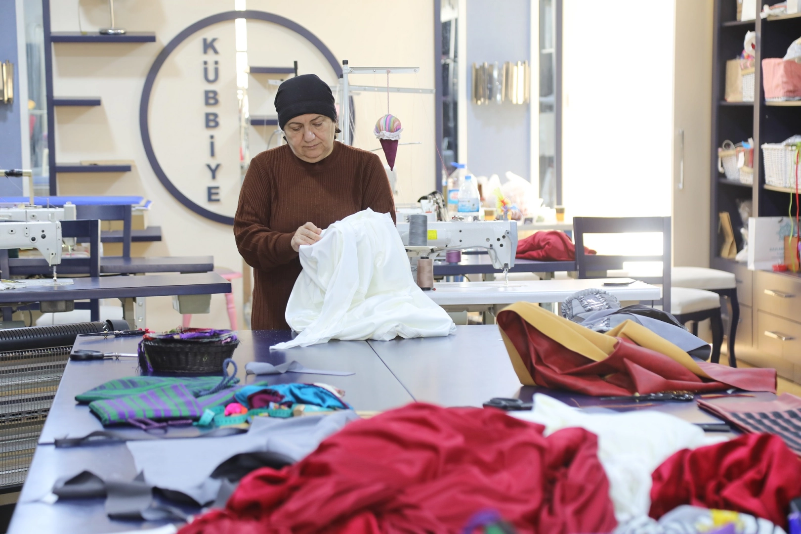 Gaziantep'in tarihi saray kumaşı kutnu'nun günümüzdeki üretimi ve tanıtımı