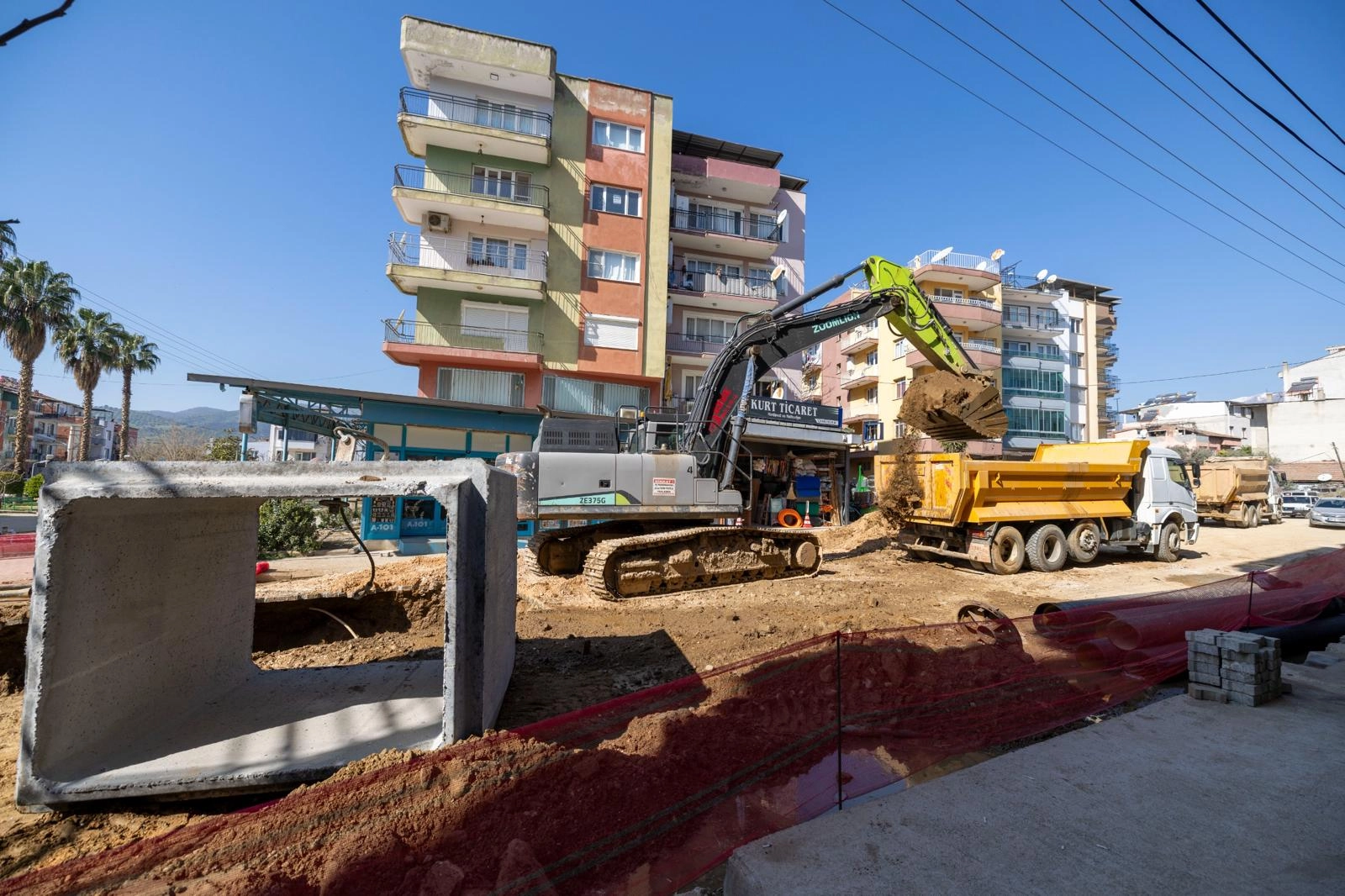 İzmir Kiraz'da taşkınlara karşı 100 milyon TL'lik yağmursuyu altyapı yatırımı