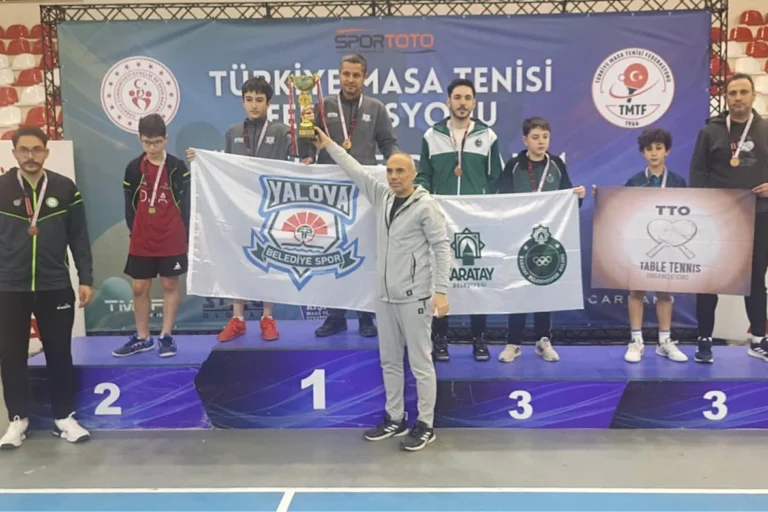 Karatay Belediyespor masa tenisi ve halter takımları Türkiye dereceleri