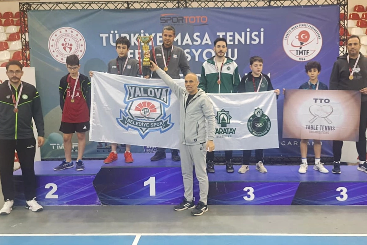 Karatay Belediyespor masa tenisi ve halter takımları Türkiye dereceleri