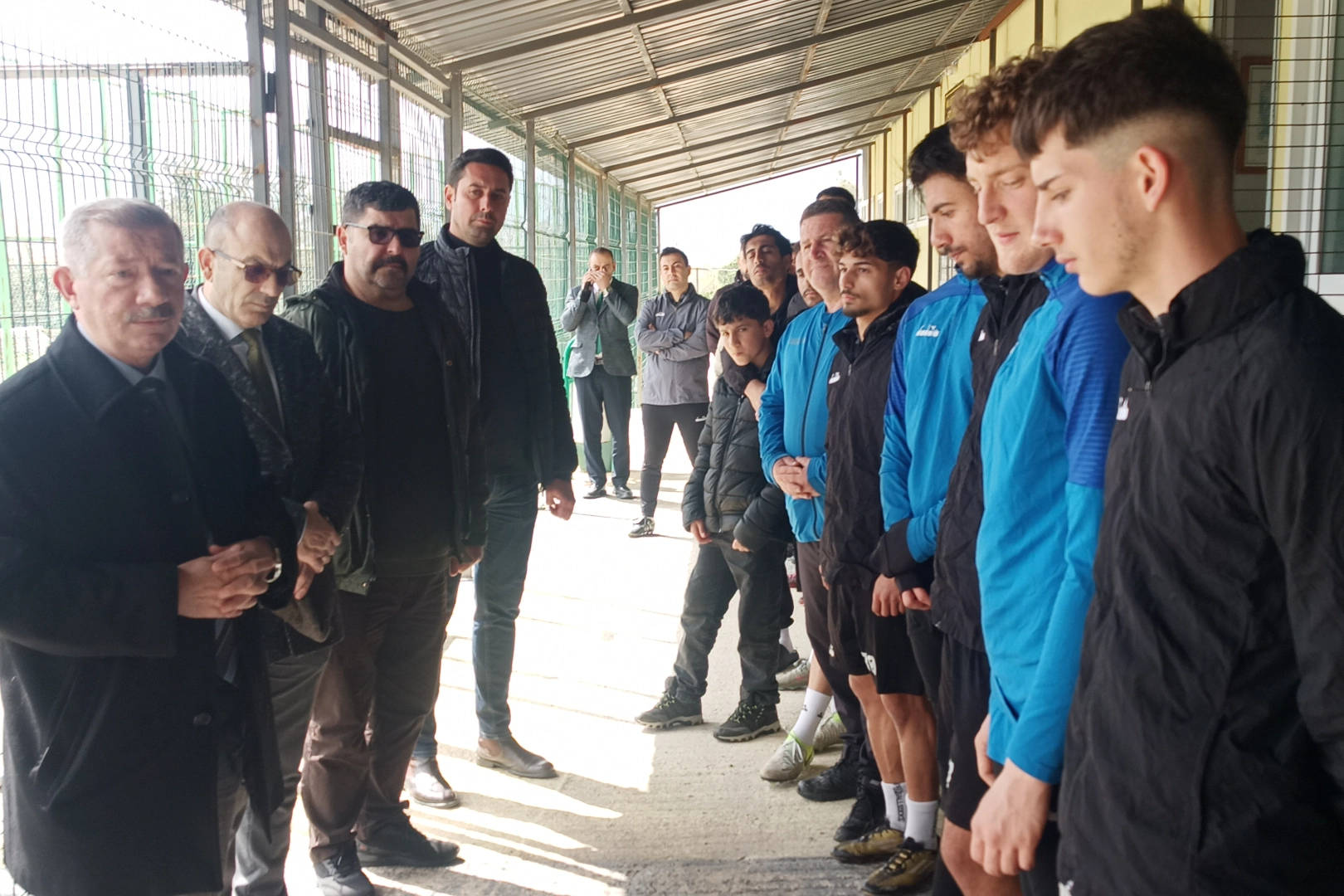 Keşan Kaymakamı Aziz Mercan, Keşanspor antrenmanını ziyaret ederek takıma moral verdi.