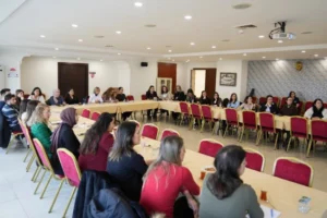 Tekirdağ ve Çorlu belediye personellerinin katıldığı eğitici eğitimi programından bir kare