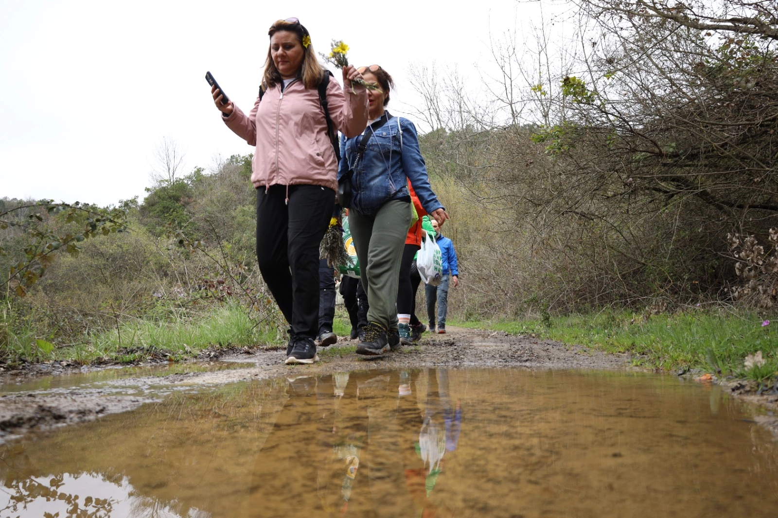 Bizim Köy Doğa Yürüyüşü'nün Akpınar Mahallesi parkurundan genel görünüm