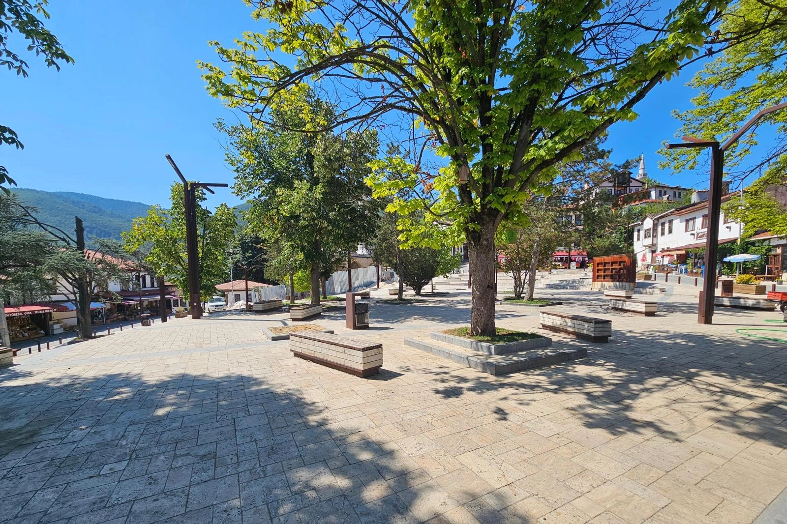 Sakarya'nın Taraklı ilçesinde tarihi çınar ve Şehit Mehmet Nuri Kocabıyık Parkı'nın yenileme çalışmaları