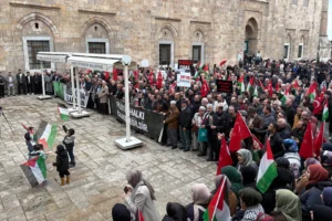 Bursa Gönüllü Kuruluşlar Platformu'ndan Filistin'e destek açıklaması