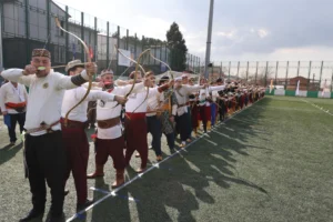 Bursa Uluslararası Spor Festivali'nde oryantiring ve geleneksel okçuluk etkinlikleri